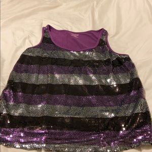 Lane Bryant sequence tank top